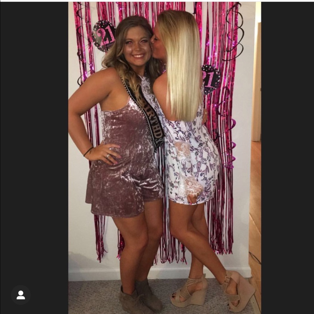 Floral Off-The-Shoulder Romper